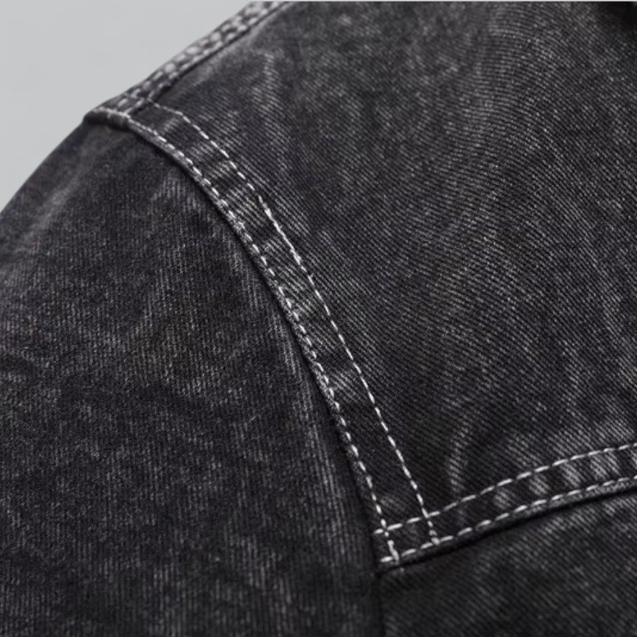 Elarova | Fleecegefütterte Jeansjacke für Herren