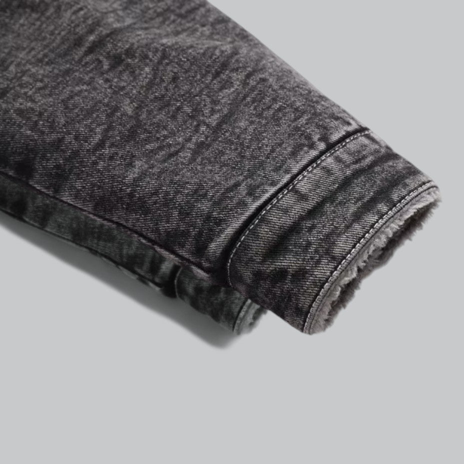 Elarova | Fleecegefütterte Jeansjacke für Herren