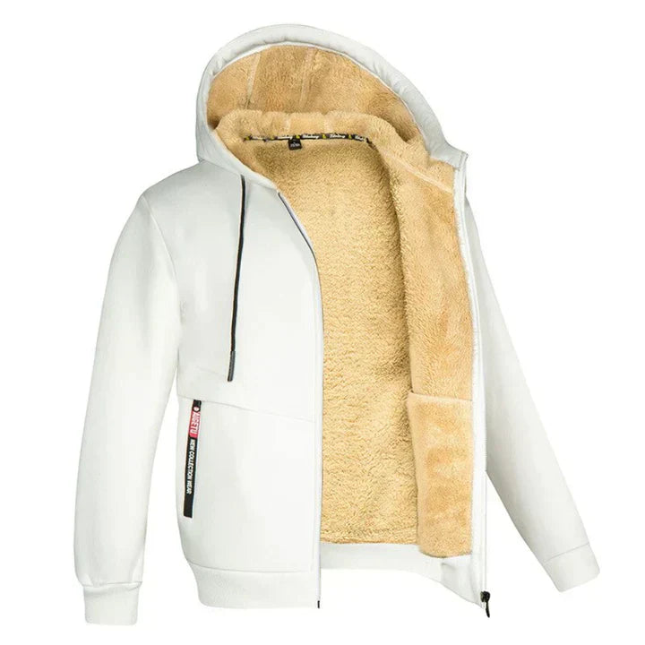 Elarova | Fleecegefütterter Zip-Hoodie
