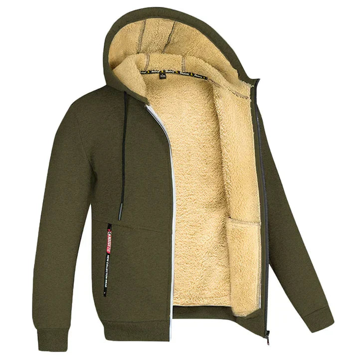 Elarova | Fleecegefütterter Zip-Hoodie