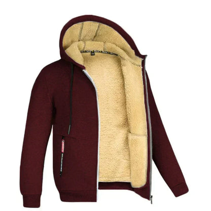 Elarova | Fleecegefütterter Zip-Hoodie