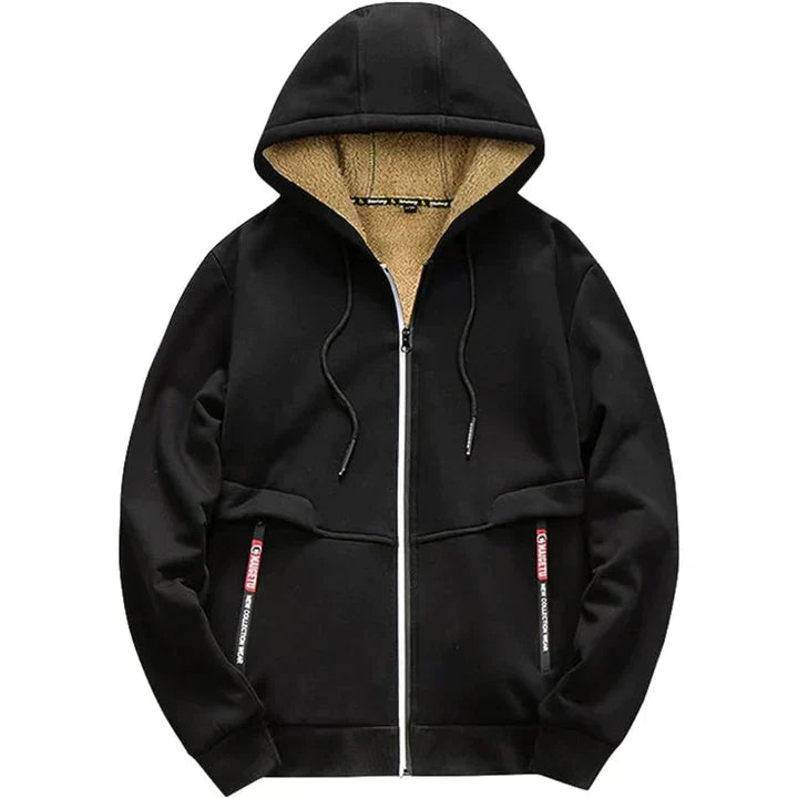 Elarova | Fleecegefütterter Zip-Hoodie