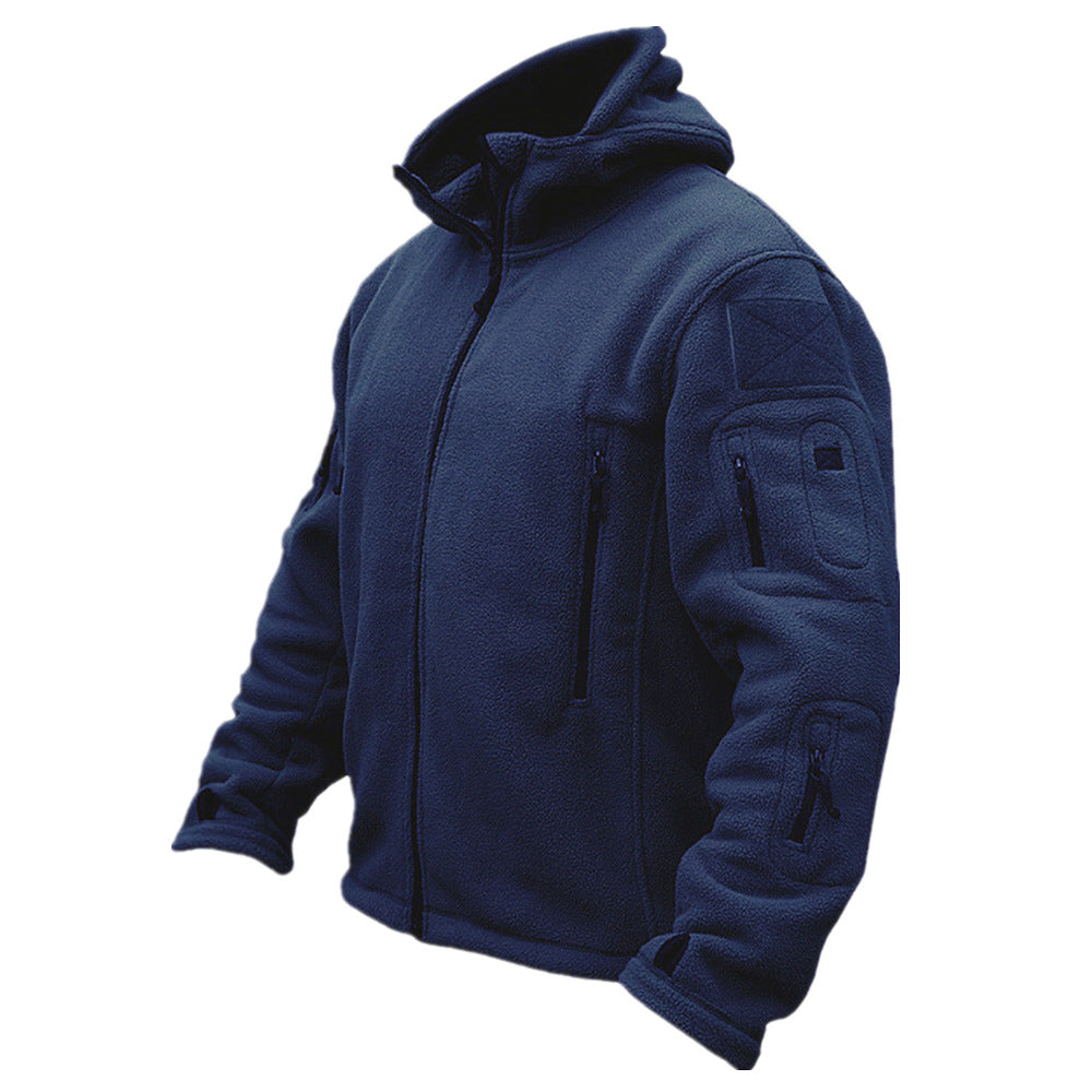 Elarova | Fleecejacke mit Kapuze für Herren