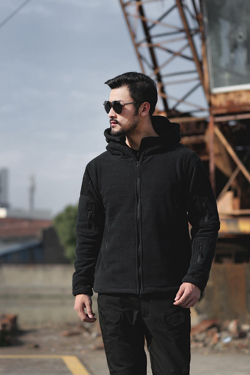 Elarova | Fleecejacke mit Kapuze für Herren
