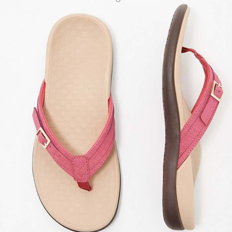 Elarova | Flip Flops Spaziergang in Glückseligkeit: Erlebe unübertroffenen Komfort mit unseren orthopädischen Flip Flops