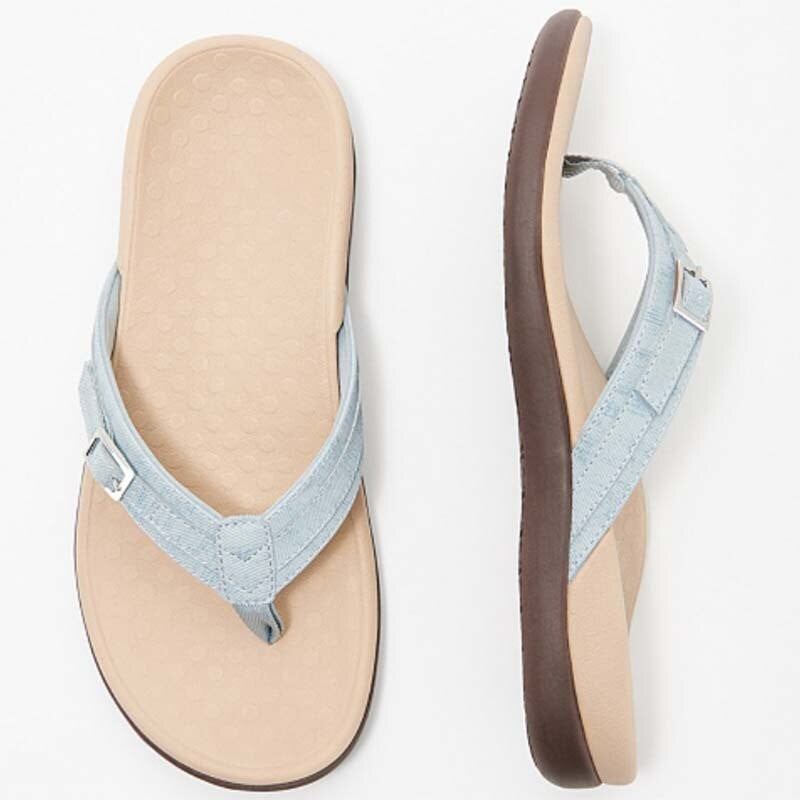 Elarova | Flip Flops Spaziergang in Glückseligkeit: Erlebe unübertroffenen Komfort mit unseren orthopädischen Flip Flops