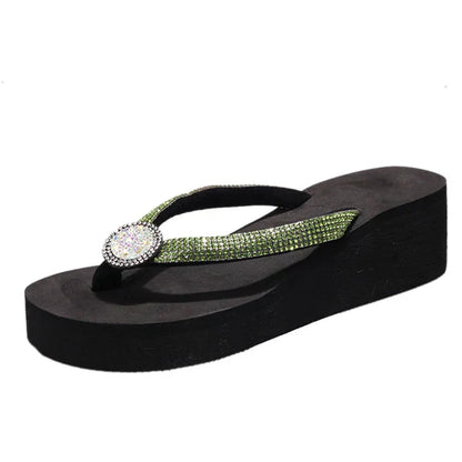 Elarova | Flop mit Keilabsatz Strand Sommer