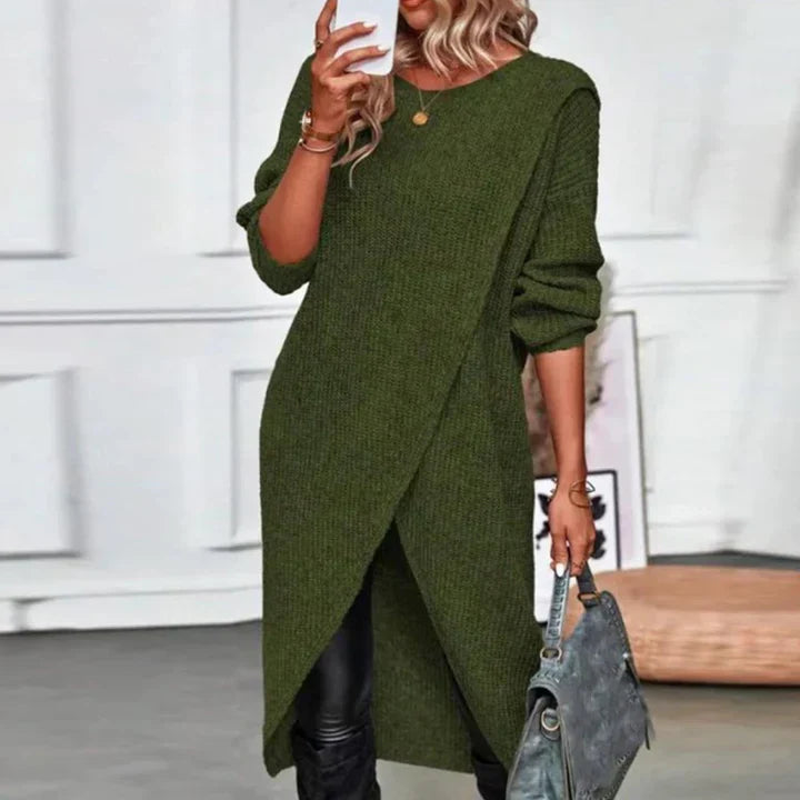 Elarova | Frauen Pullover Kleid
