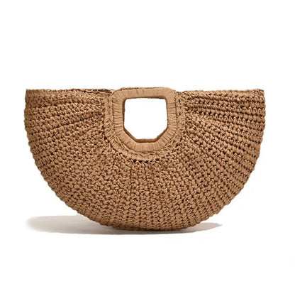 Elarova | Frauen Stroh Strandtasche