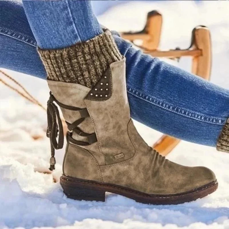 Elarova | Frauen Winter niedrigen Lauf Wolf