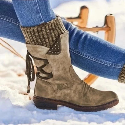 Elarova | Frauen Winter niedrigen Lauf Wolf