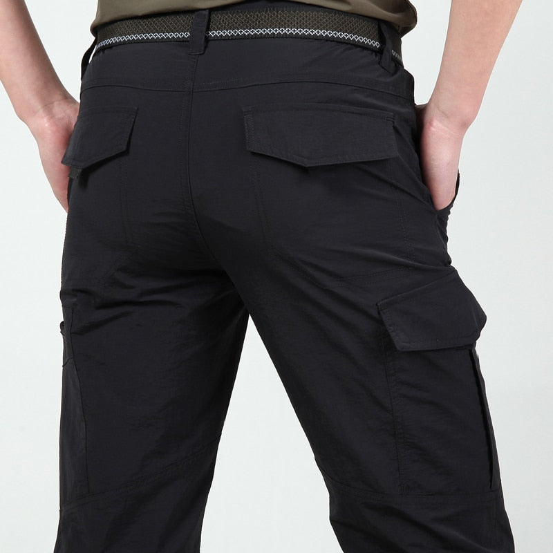 Elarova | Funktionale Und Stilvolle Herren Cargo Hose Mit Praktischen Klappen Taschen
