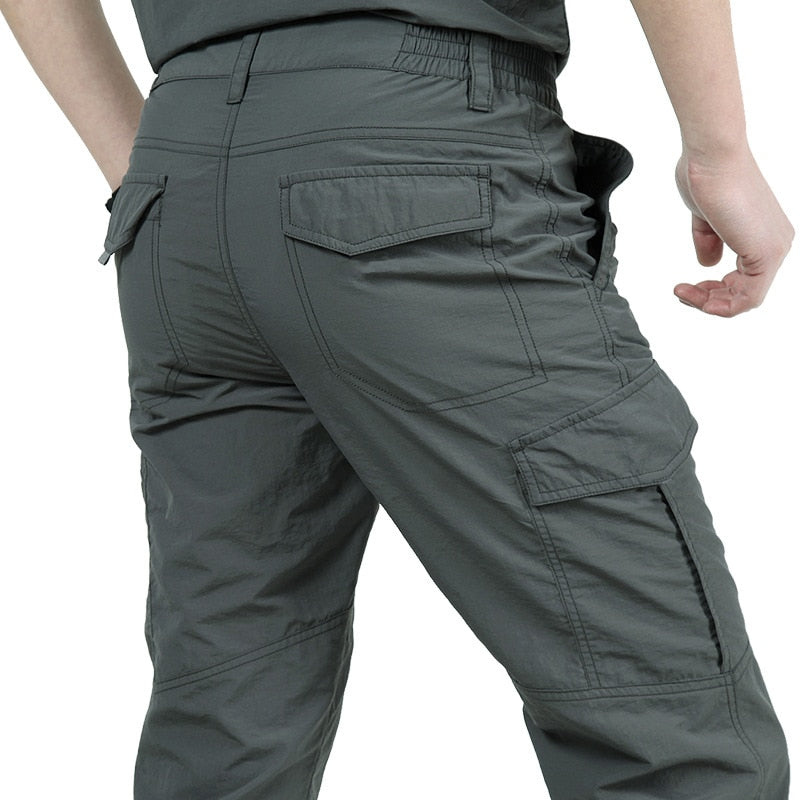Elarova | Funktionale Und Stilvolle Herren Cargo Hose Mit Praktischen Klappen Taschen