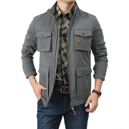 Elarova | Gareth: Freizeitjacke für Herren, winddicht
