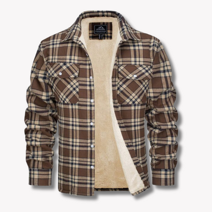 Elarova | Garth Fleece Karohemd Jacke