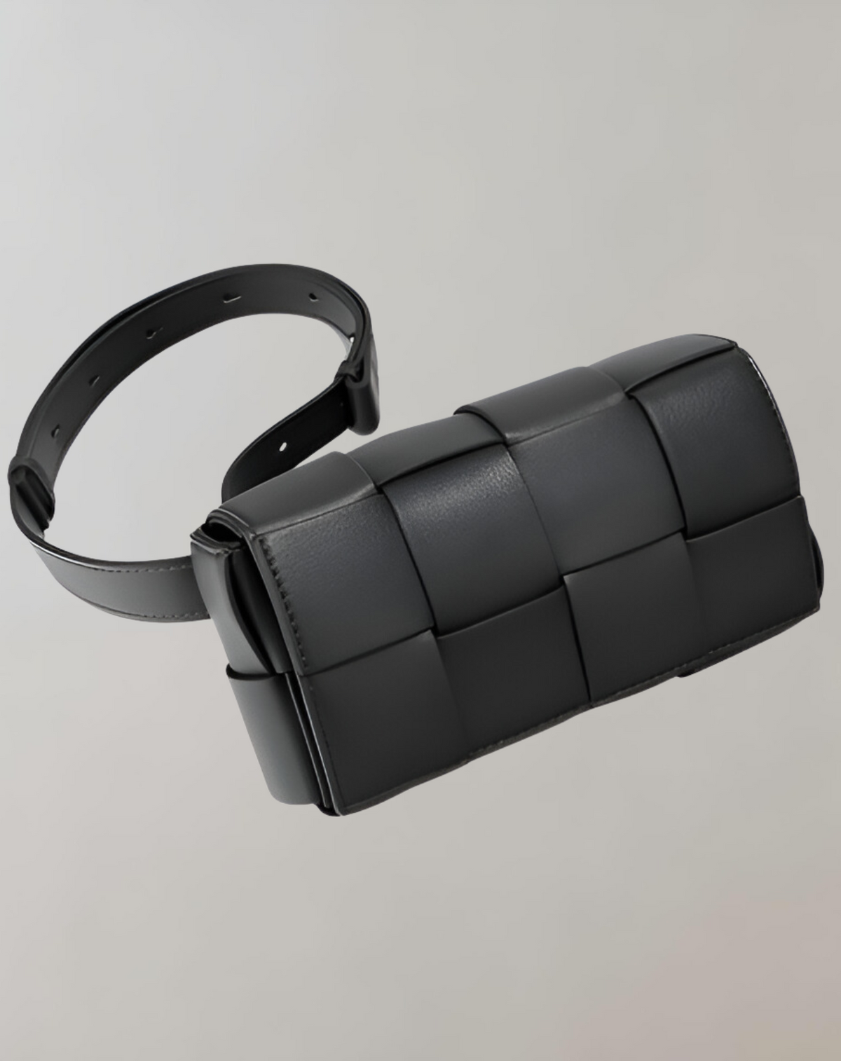Elarova | Geblockte Umhängetasche Vegan Leder Damen | Geflochtene Tasche Frauen