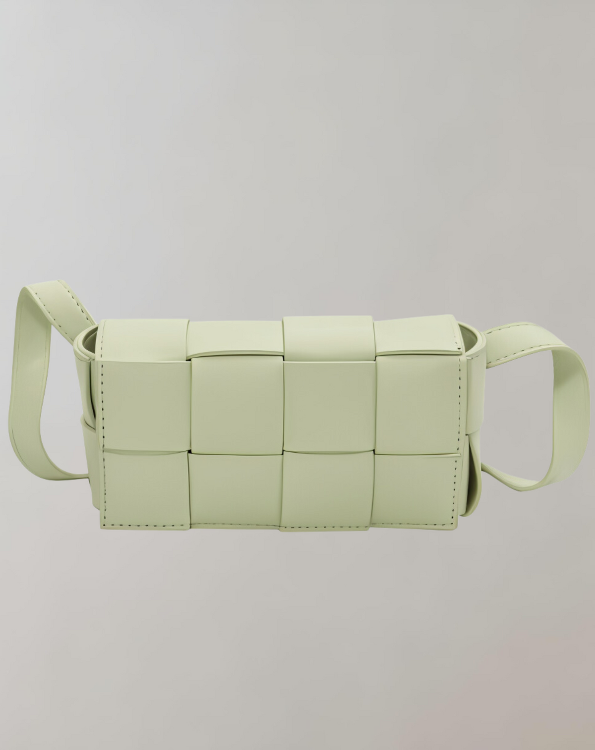 Elarova | Geblockte Umhängetasche Vegan Leder Damen | Geflochtene Tasche Frauen