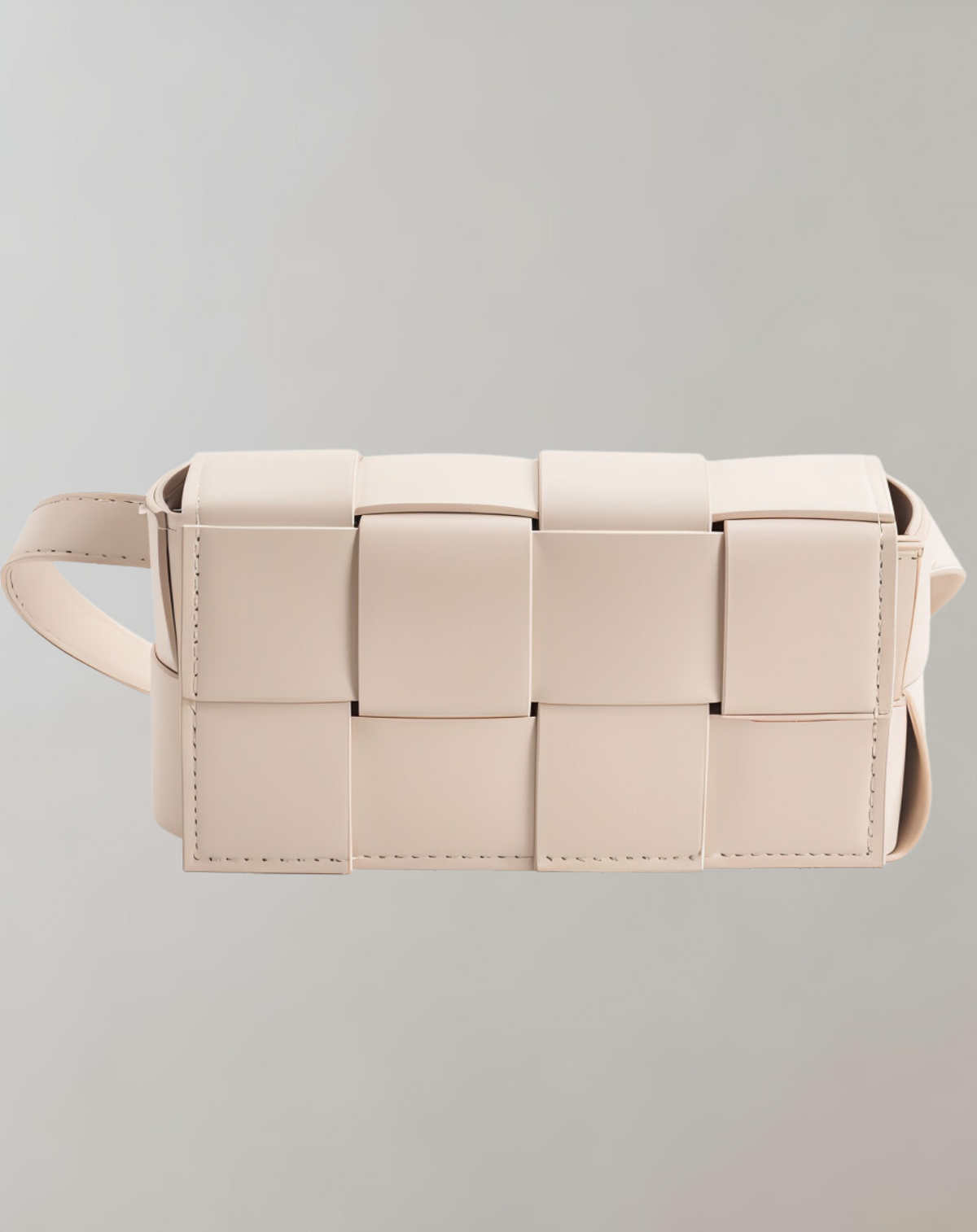 Elarova | Geblockte Umhängetasche Vegan Leder Damen | Geflochtene Tasche Frauen
