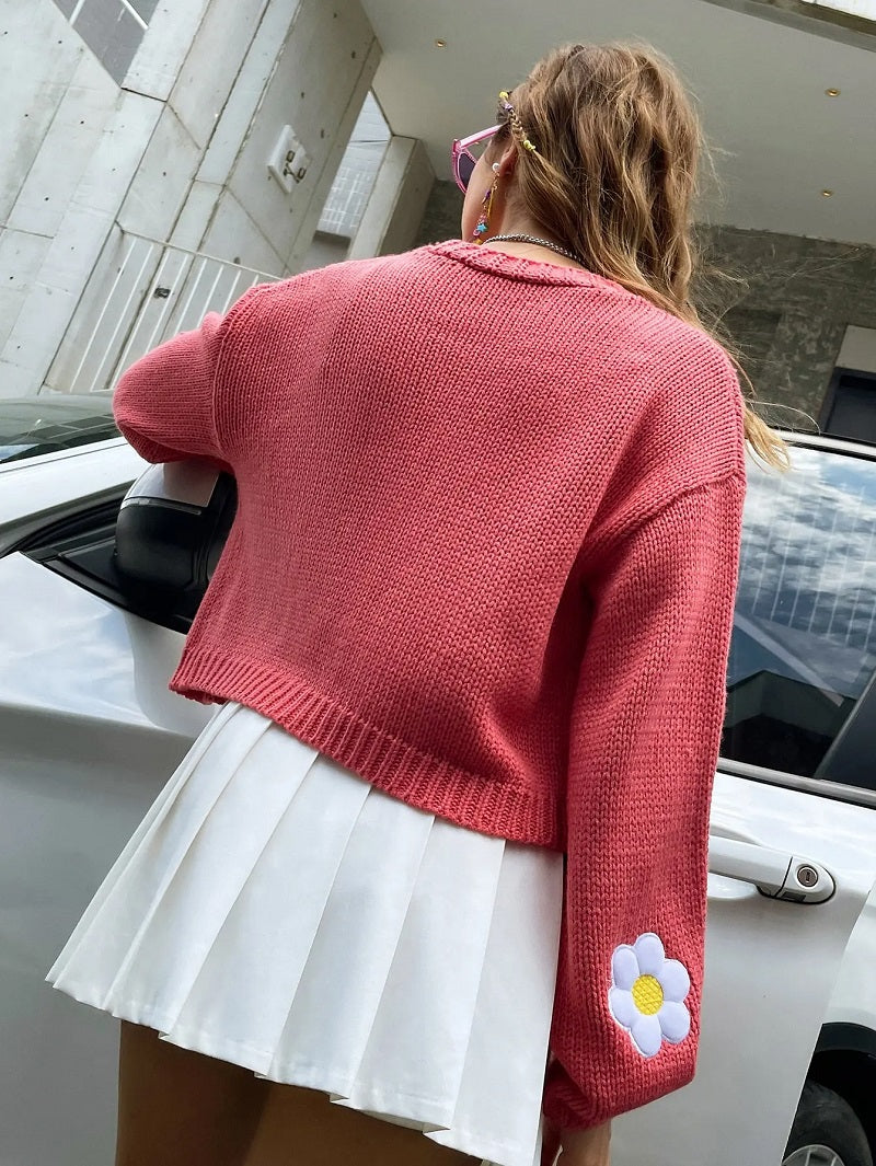 Elarova | Geblümter StrickCardigan für Damen