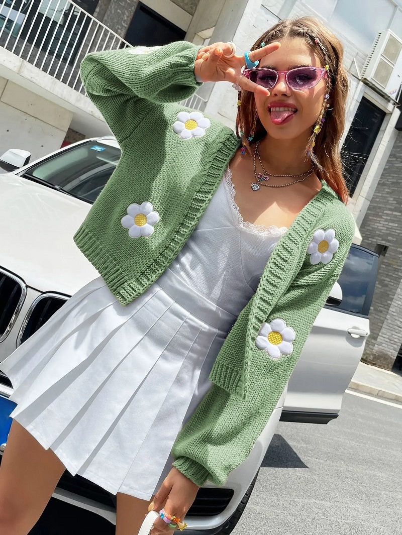 Elarova | Geblümter StrickCardigan für Damen