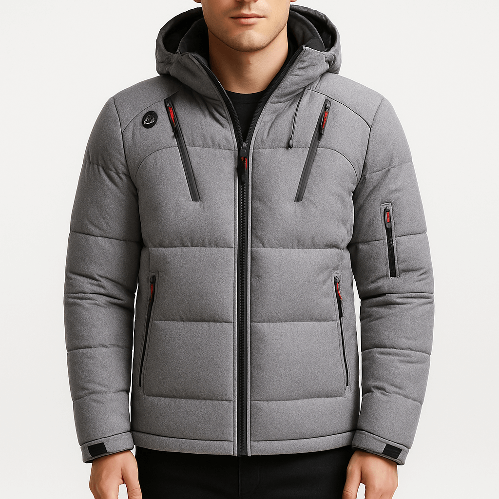 Elarova | Gefütterte Winterjacke mit Kapuze