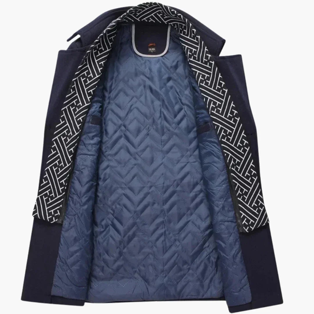 Elarova | Gefütterter Mantel für Herren