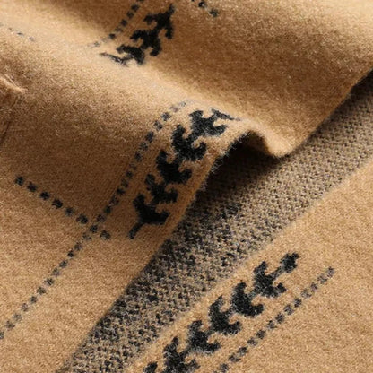 Elarova | Gemusterte Strickjacke für Herren