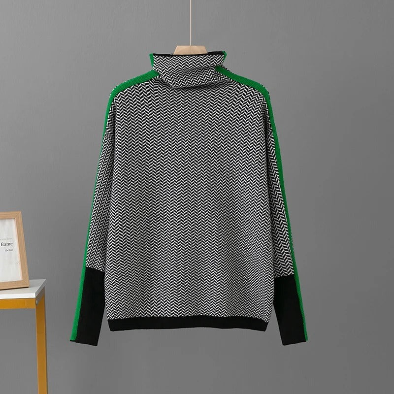 Elarova | Gemusterter Pullover für Damen
