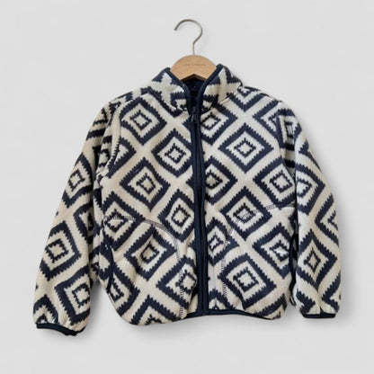 Elarova | Gemütliche Fleecejacke mit Streifen für Damen