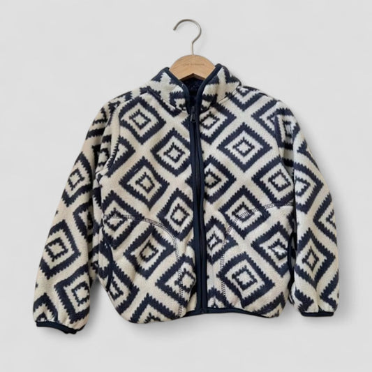 Elarova | Gemütliche Fleecejacke mit Streifen für Damen