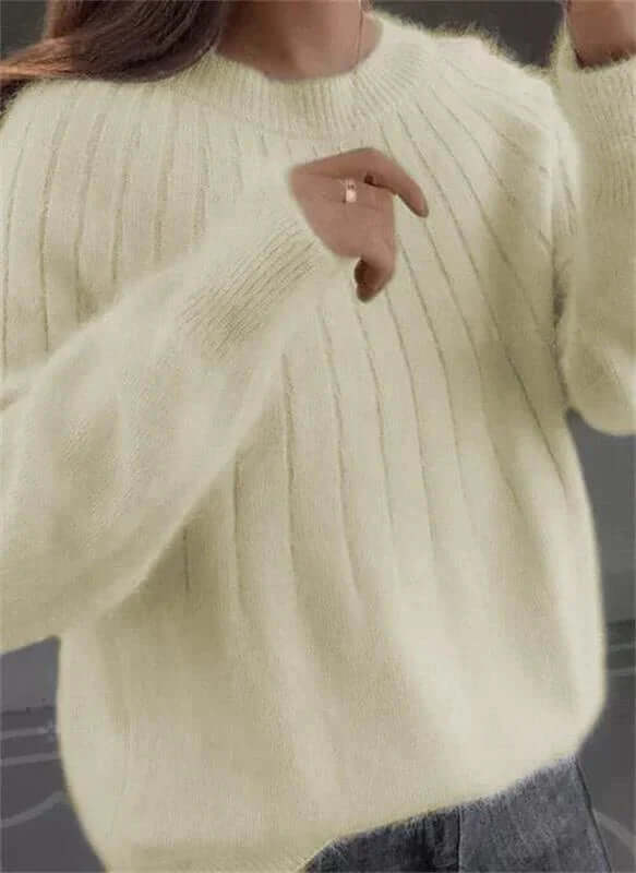 Elarova | Gemütlicher Rippstrickpullover