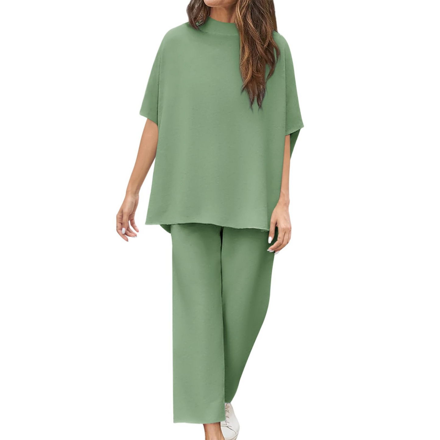 Elarova | Gemütliches Damen Loungewear Set mit Fledermausärmeln