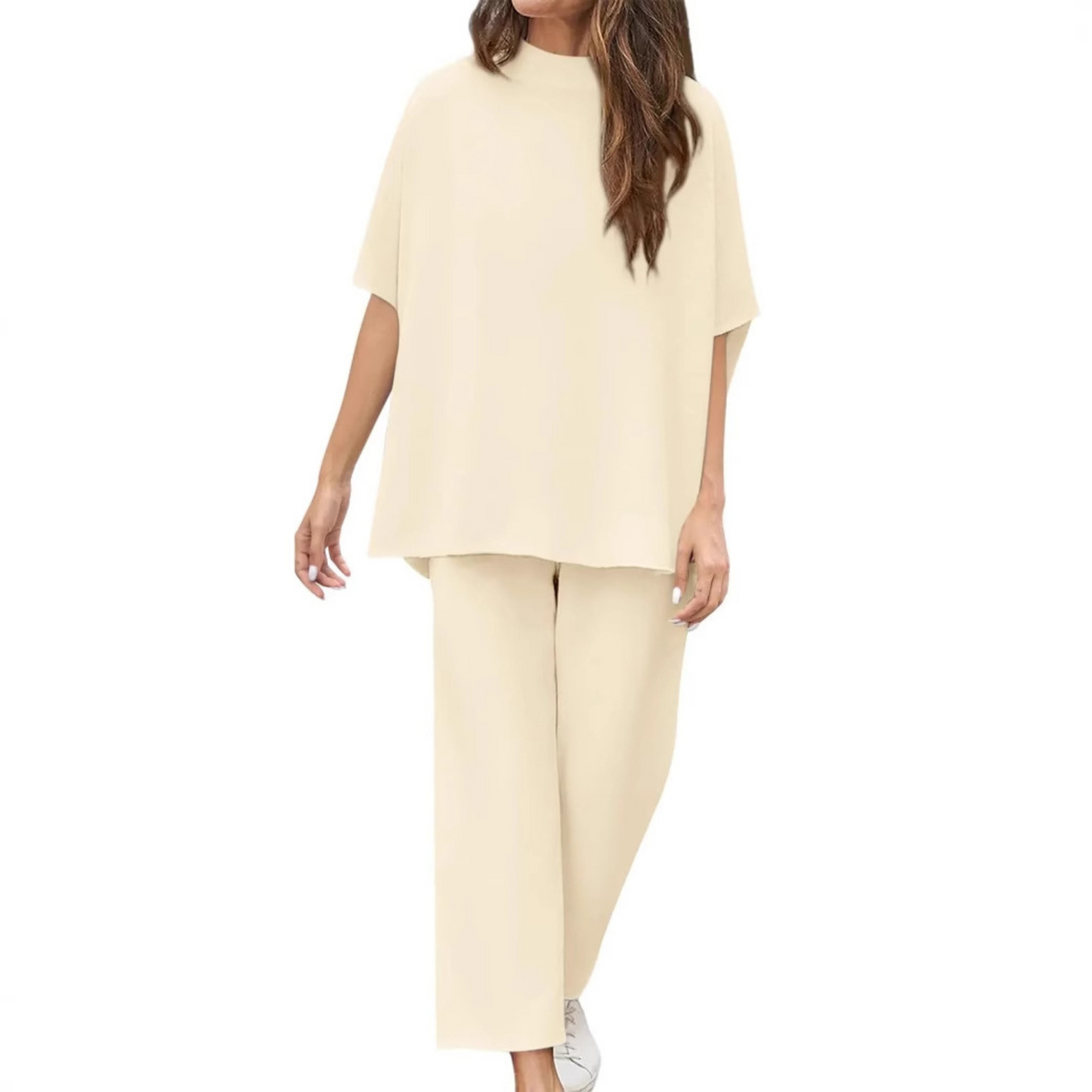 Elarova | Gemütliches Damen Loungewear Set mit Fledermausärmeln