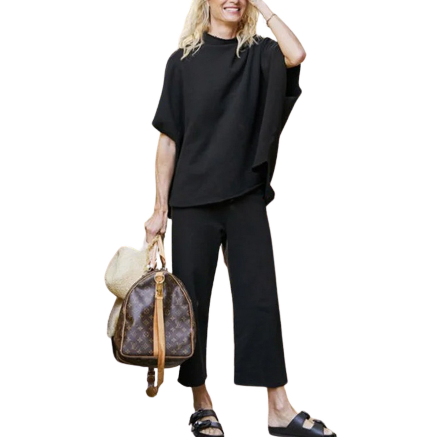 Elarova | Gemütliches Damen Loungewear Set mit Fledermausärmeln