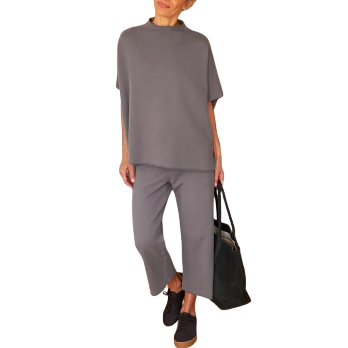 Elarova | Gemütliches Damen Loungewear Set mit Fledermausärmeln