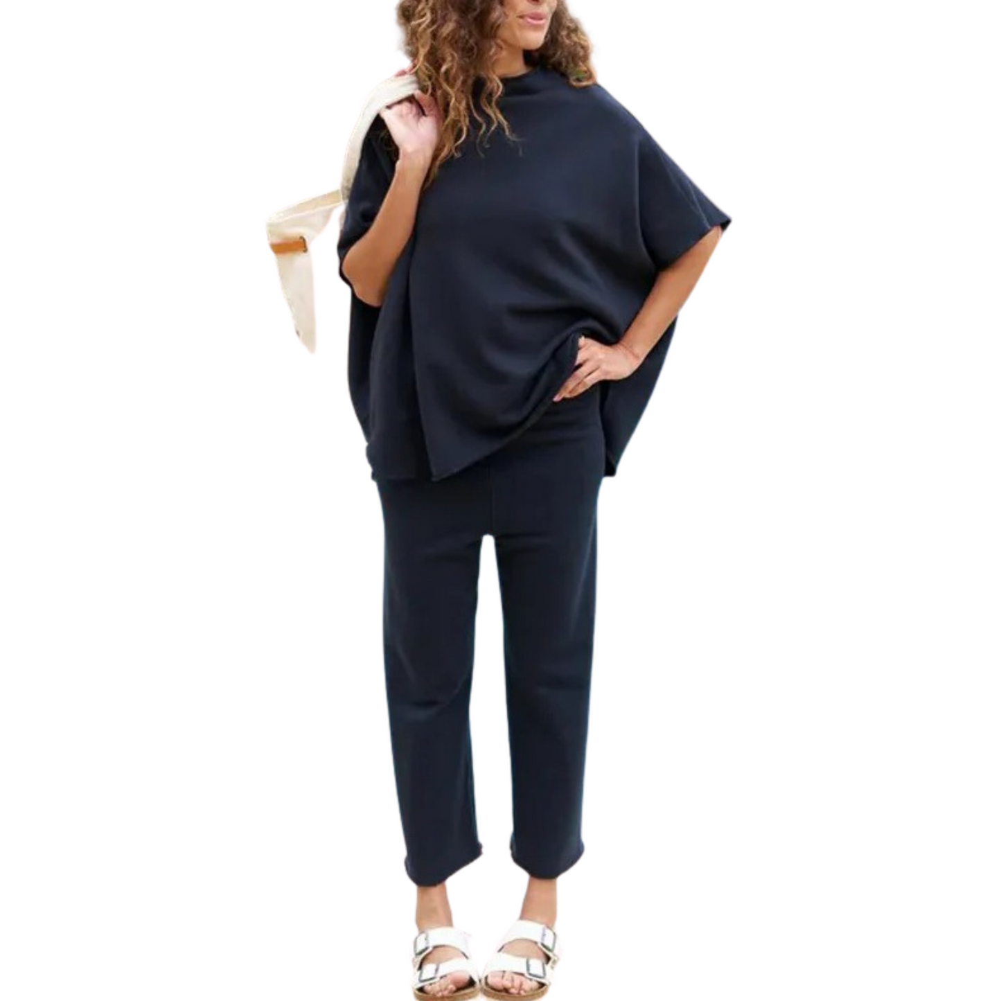 Elarova | Gemütliches Damen Loungewear Set mit Fledermausärmeln