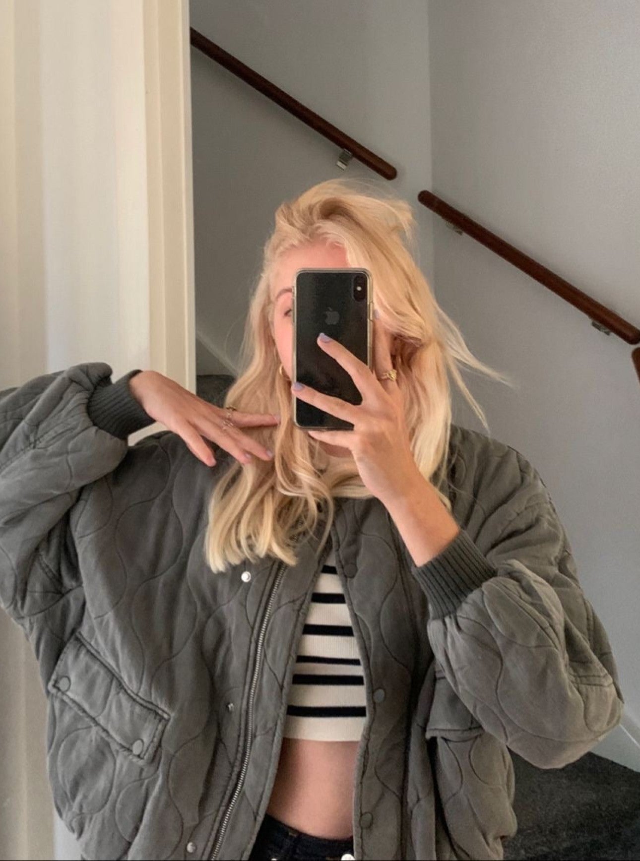 Elarova | Gepolsterte Bomberjacke