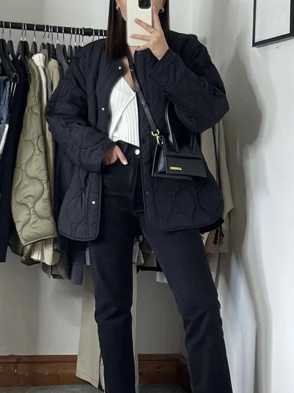 Elarova | Gepolsterte Jacke Damen, Leichtes Übergröße Modell Mit Taschen, Knopfverschluss