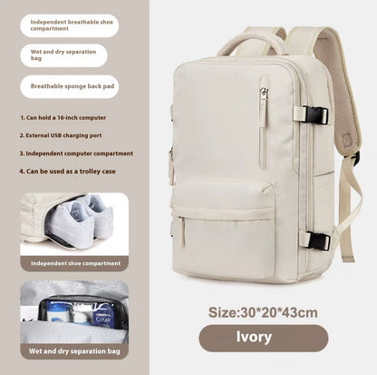 Elarova | Geräumiger Vielseitiger Rucksack