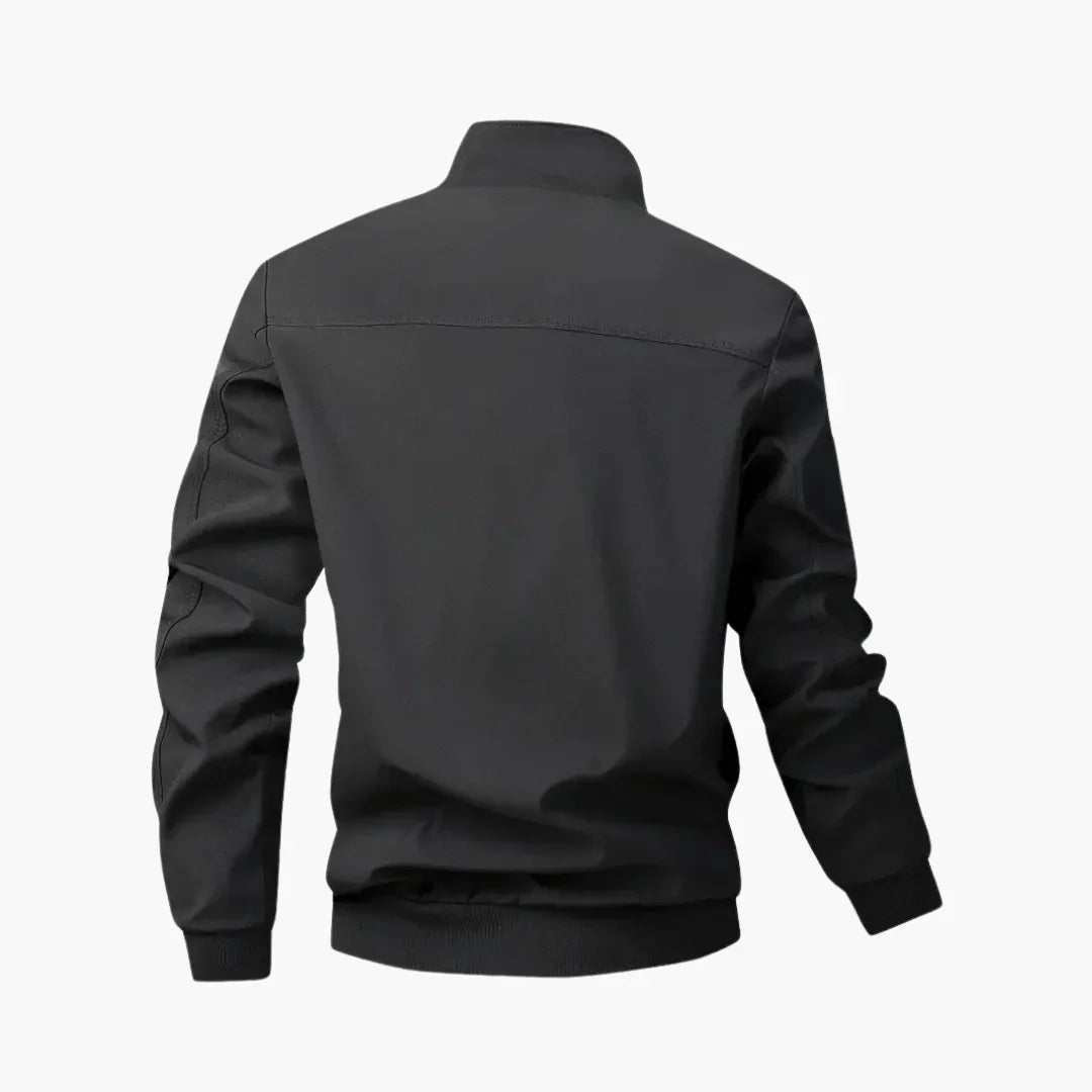 Elarova | Gerippte Bomberjacke mit Reißverschluss für Herren