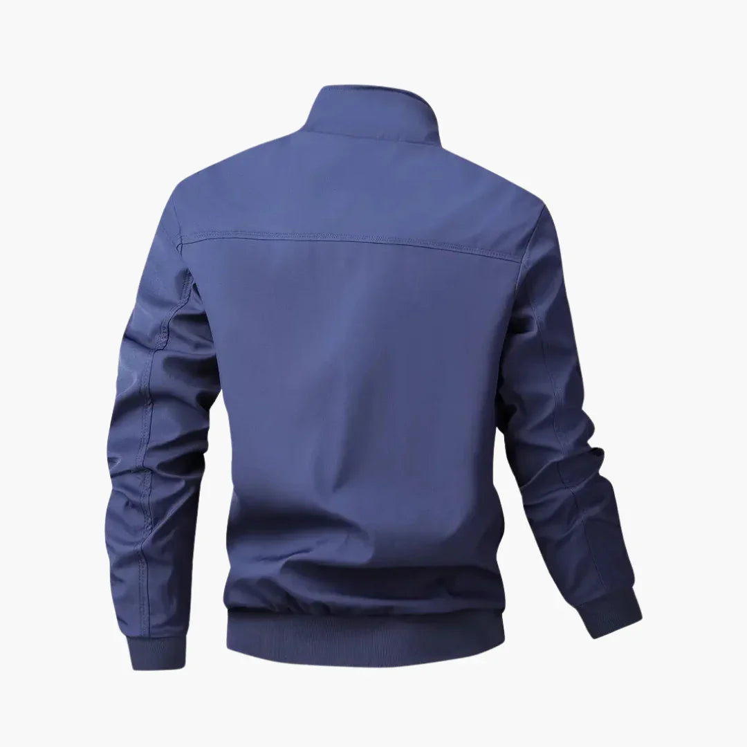 Elarova | Gerippte Bomberjacke mit Reißverschluss für Herren