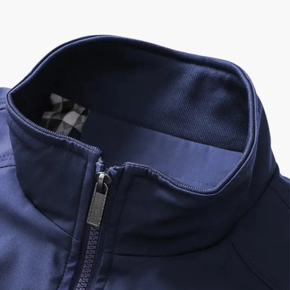 Elarova | Gerippte Bomberjacke mit Reißverschluss für Herren