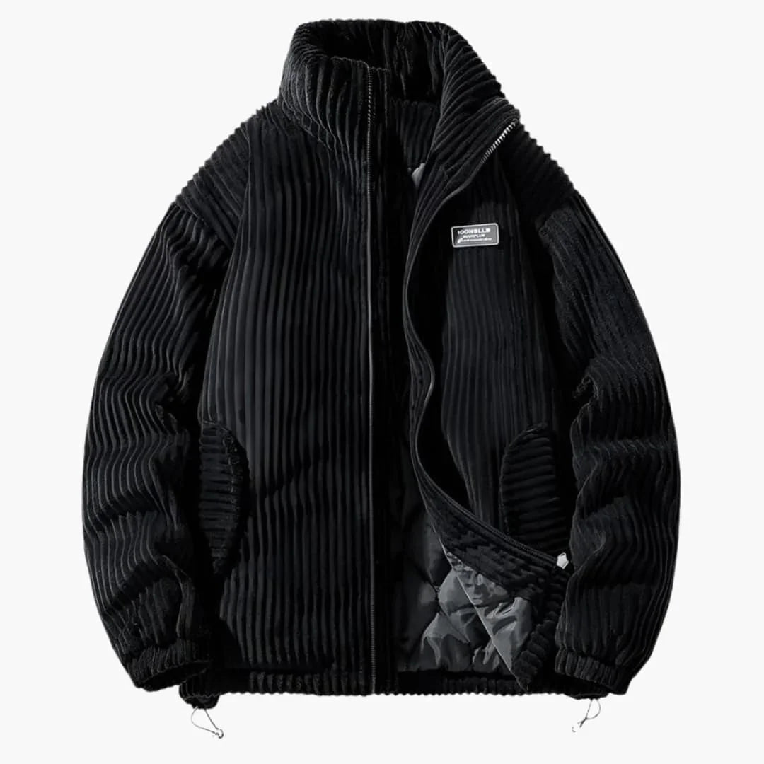 Elarova | Gerippte Cordjacke für Herren