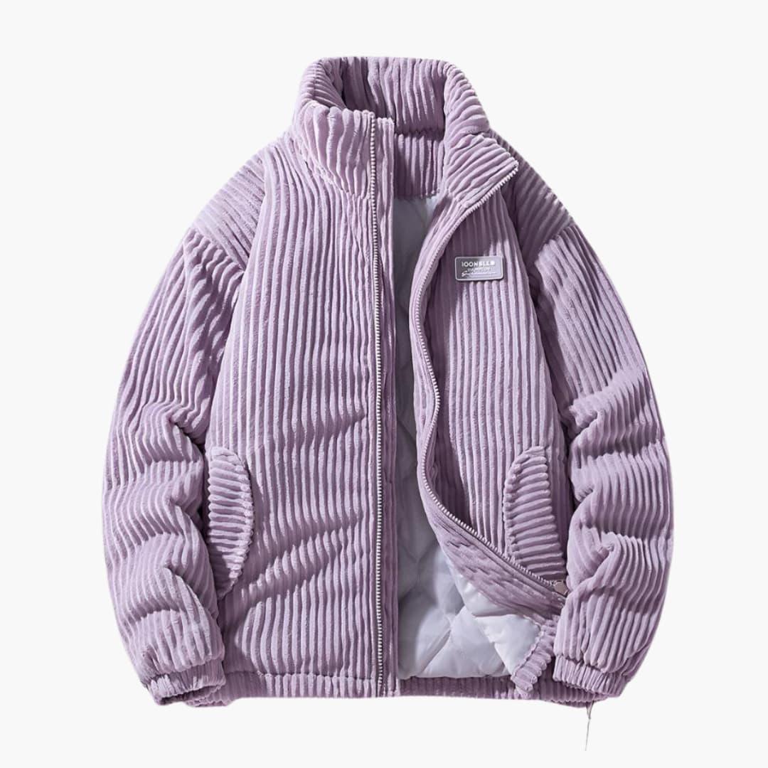 Elarova | Gerippte Cordjacke für Herren