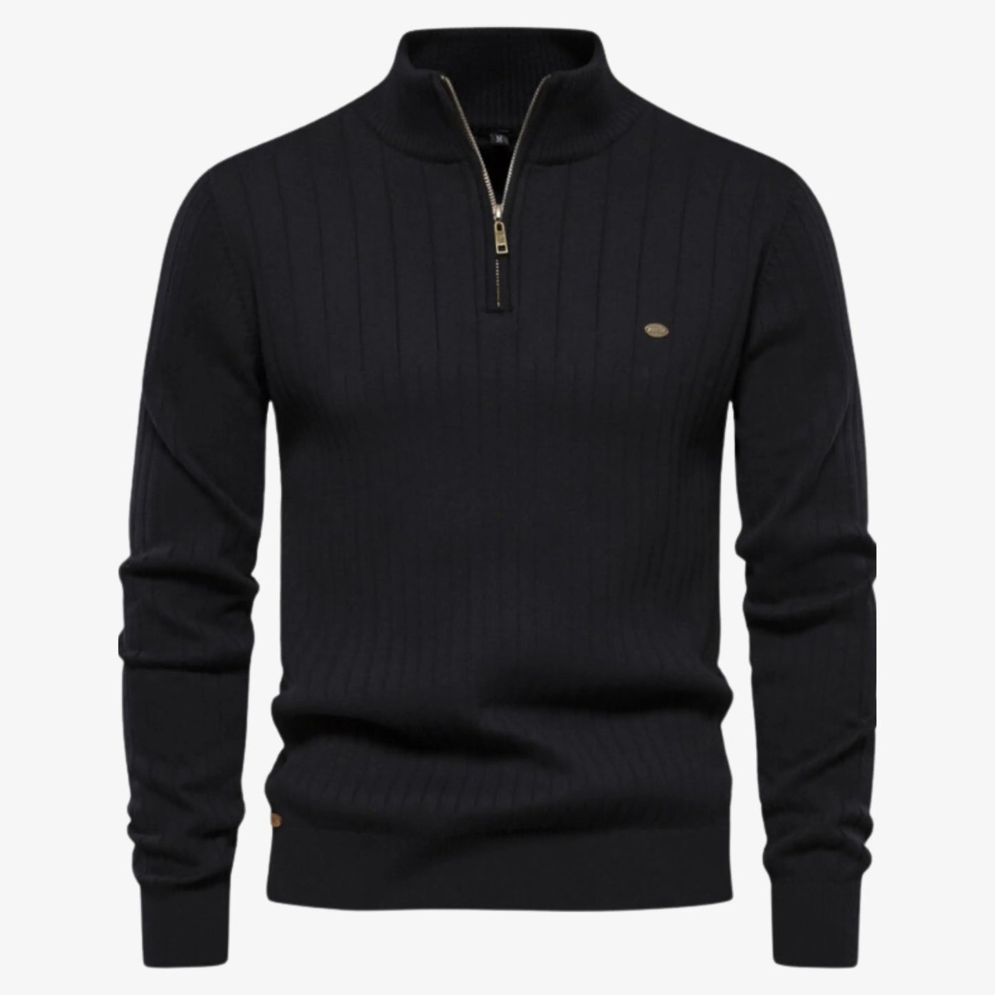 Elarova | Gerippter Pullover Slim Fit für Herren