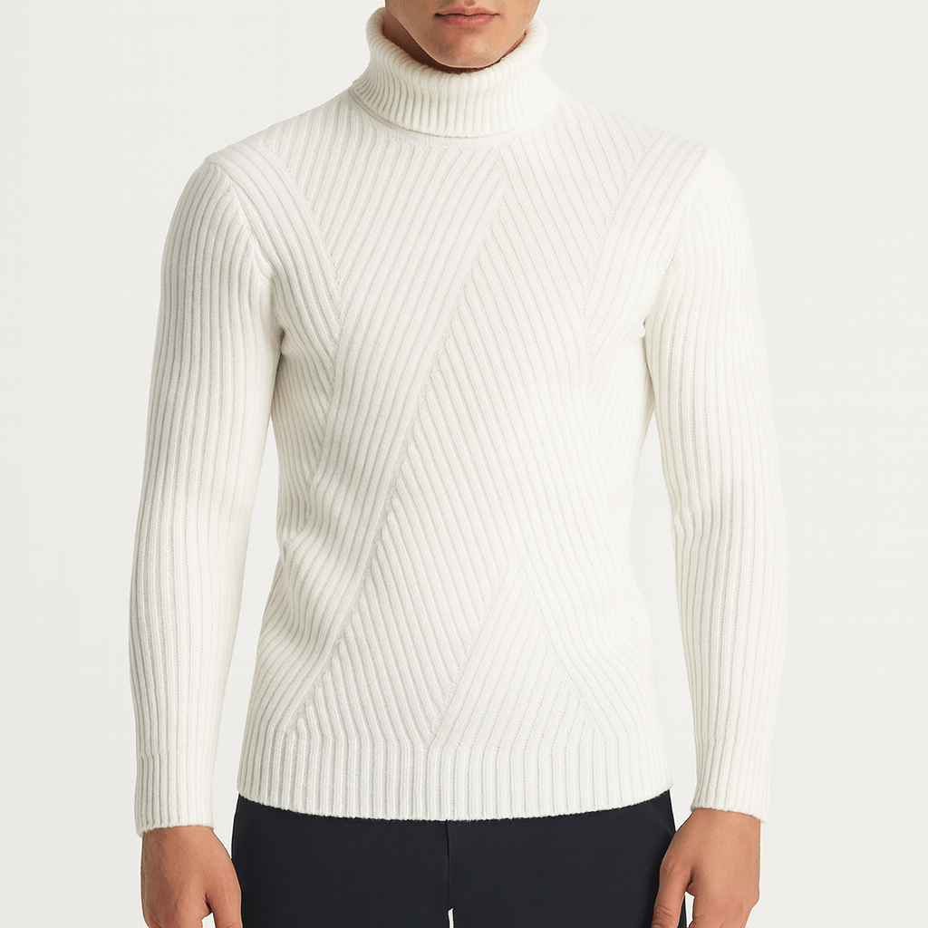 Elarova | Gerippter Rollkragenpullover