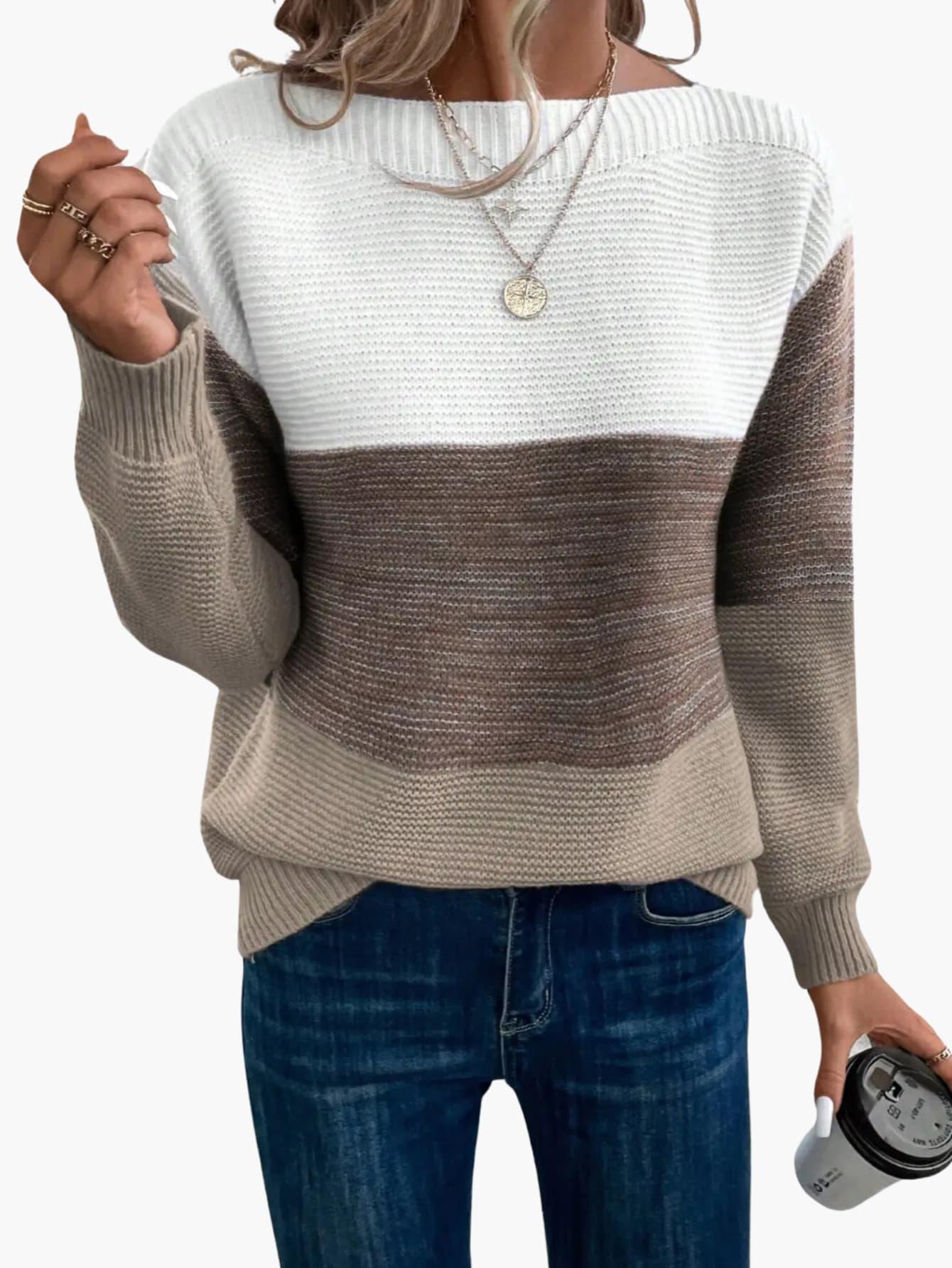 Elarova | Gerippter Winterpullover für Damen