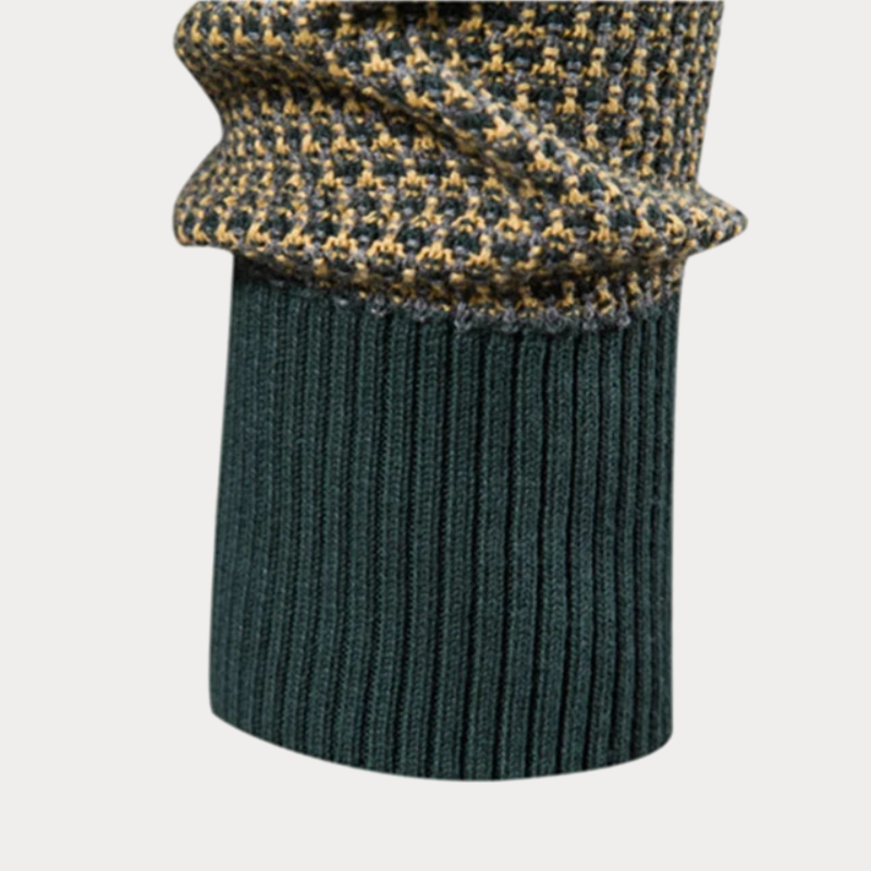 Elarova | Gespleißter Strickpullover für Herren