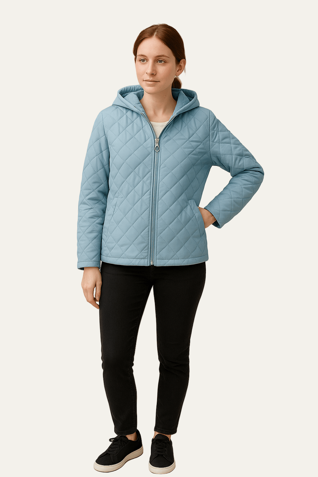 Elarova | Gesteppte Damen-Kapuzenjacke