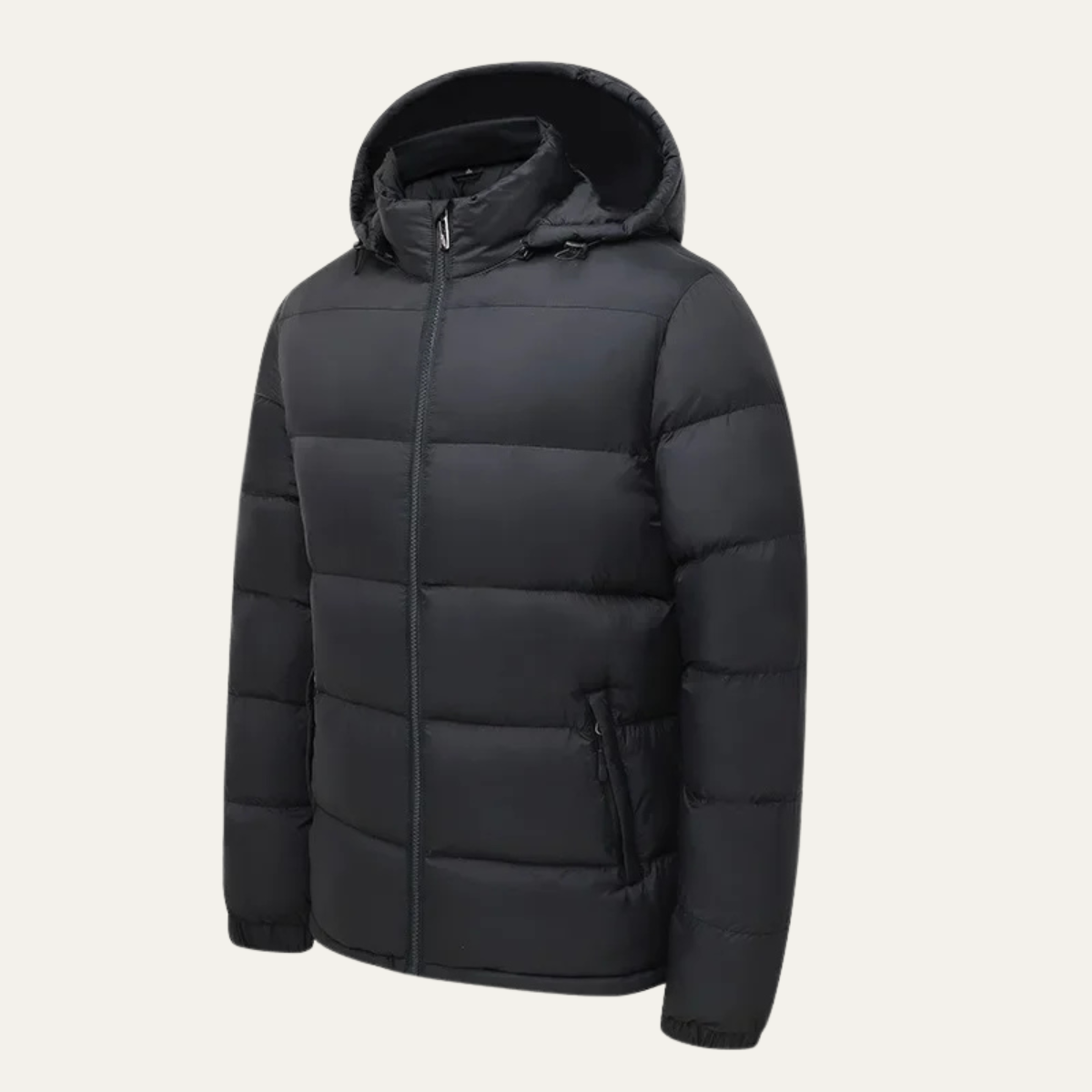 Elarova | Gesteppte Herren-Pufferjacke mit Kapuze